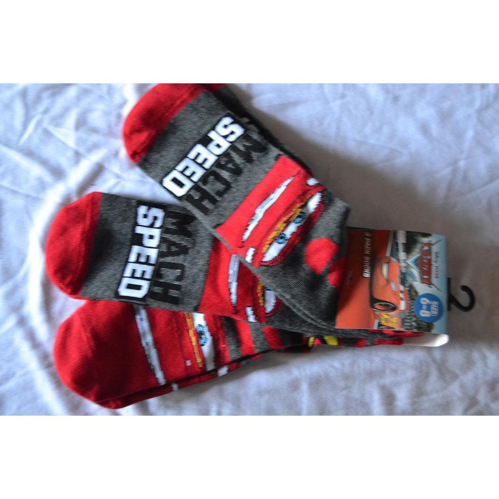 3 Pairs Socks - Cars (age 6 to 8 years)