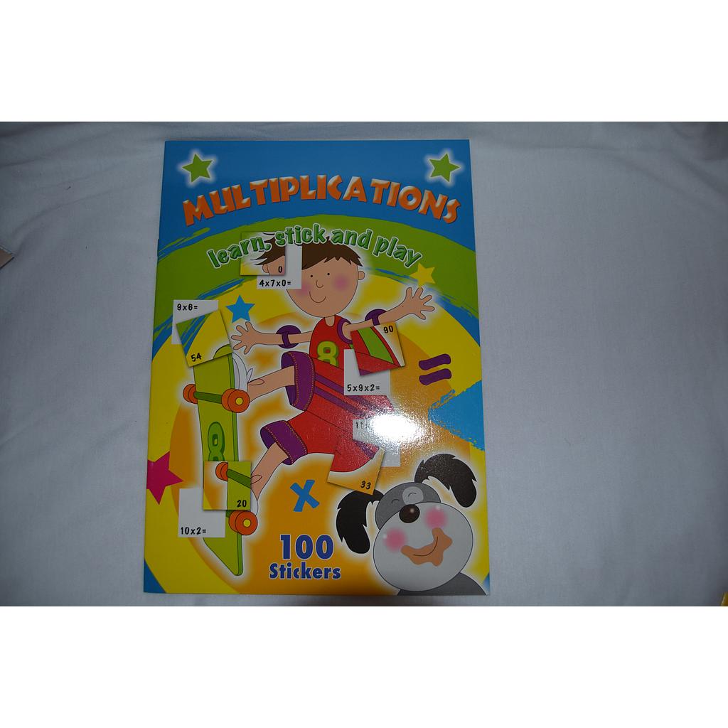 Multiplication - Learn,stick and play